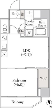 ルミークアン北上野の物件間取画像